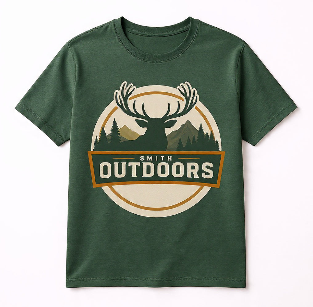 Smith Outdoors Heritage Buck Tee – Forest Green
