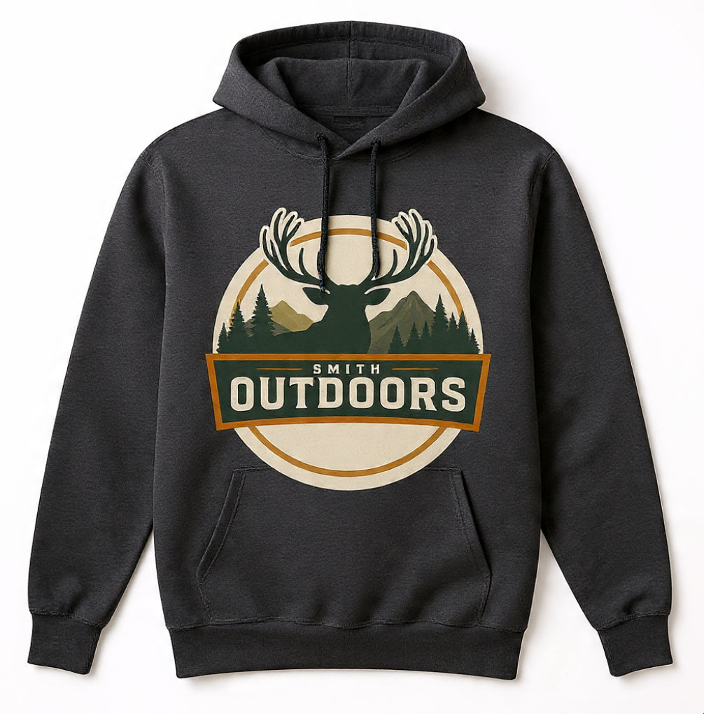 Smith Outdoors Charcoal Hoodie