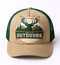 Smith Outdoors Khaki/Green Trucker Hat