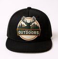 Smith Outdoors Black Flat-Bill Snapback