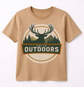 Smith Outdoors Women's Vintage Buck Cropped Tee – Sandstone