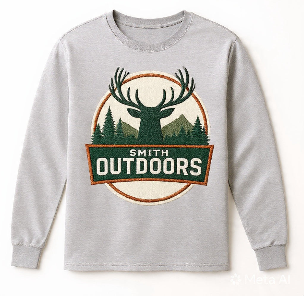 Smith Outdoors Heritage Buck Long Sleeve – Heather Gray