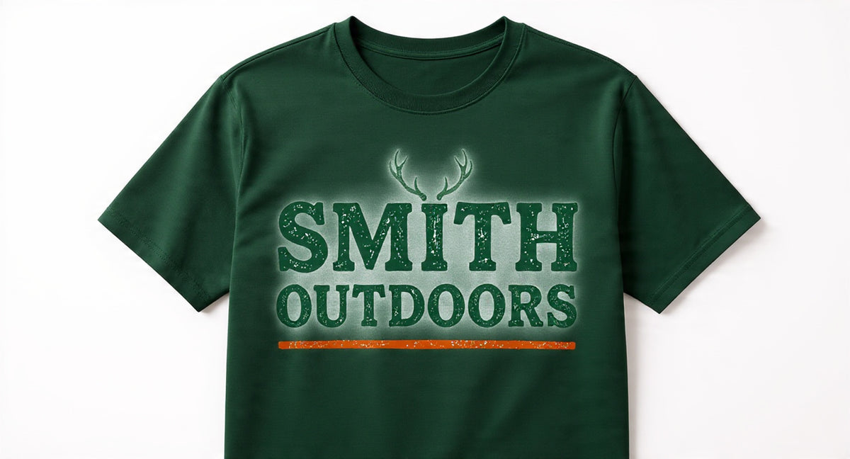 Smith Outdoors – Signature Antler Tee (Forest Green)