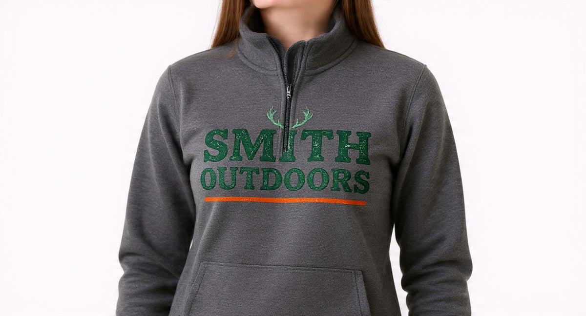 Smith Outdoors Women's Heritage Antler Quarter-Zip Fleece