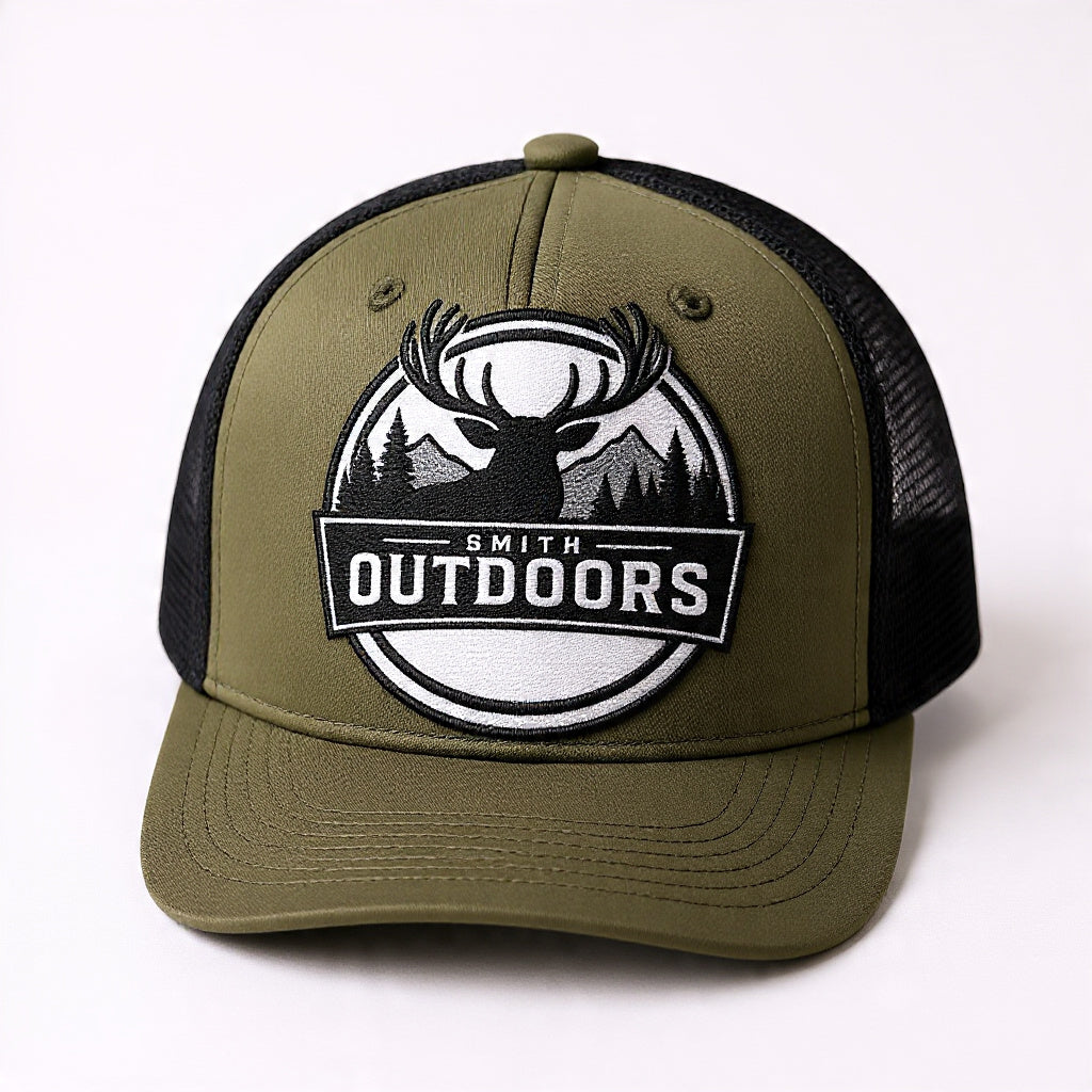Smith Outdoors "Workhorse" Trucker Hat – Olive / Black