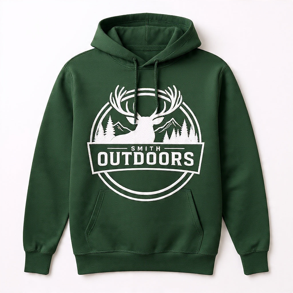 Smith Outdoors Heritage Elk Hoodie – Forest Green